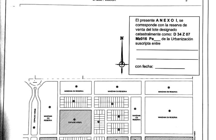 Vendo Terreno Cuestas de Manantiales 274 m2 (Esquina)