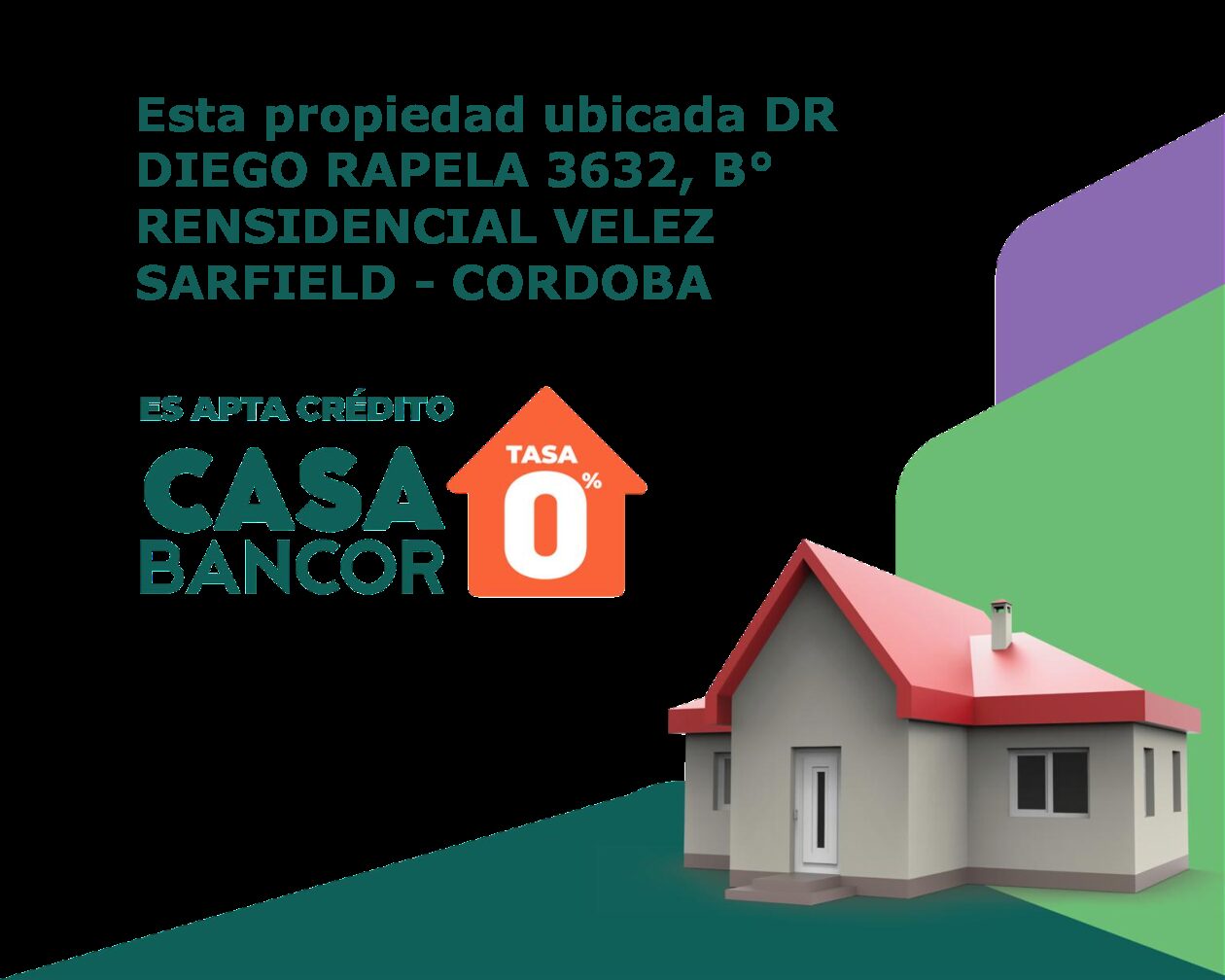 Vendo Casa 3Dorm. B° Residencial Velez Sarsfield